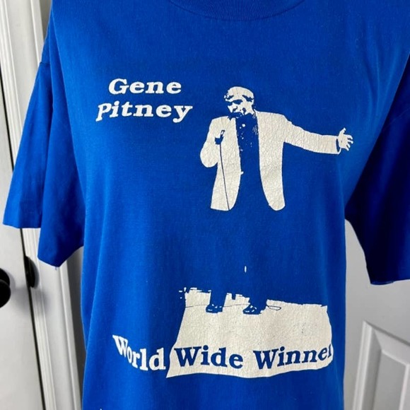 Vtg World Wide Winner Gene Pitney Single Stitch Tee - Picture 4 of 8